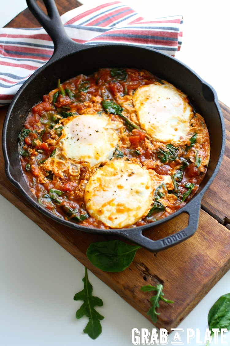 Eggs in Hatch Chile-Spiced Tomato Sauce is a skillet sensation you'll love!