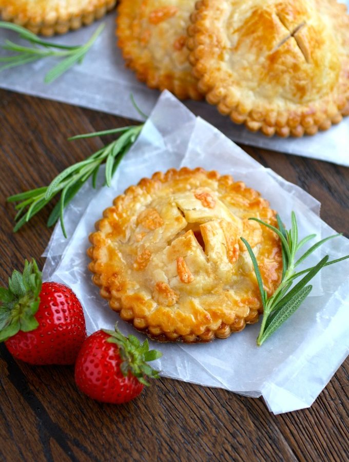 Ham & Havarti Hand Pies with Rosemary-Mustard Aioli are a fabulous twist on a sandwich, with flavorful ingredients!