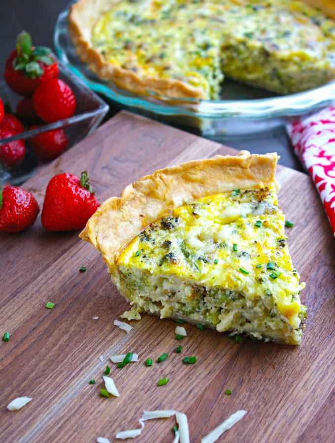 Roasted Broccoli and Swiss Quiche is a delightful dish for brunch or dinner. Roasted Broccoli and Swiss Quiche is a delight for any meal, and it's easy to make. too.