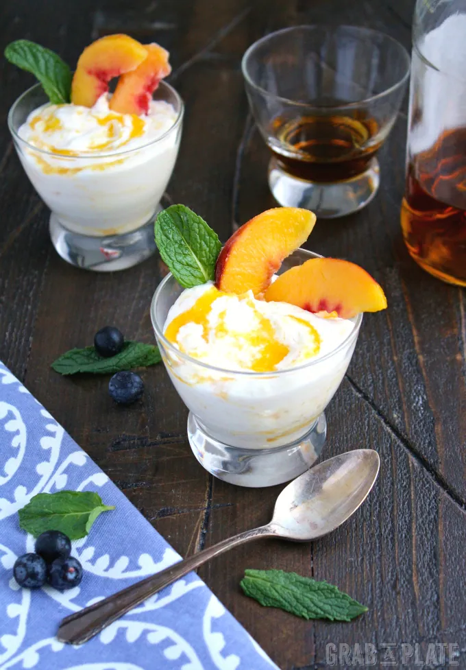 Serve a fool -- dessert, that is! Peach Fool with Bourbon makes a wonderful dessert!