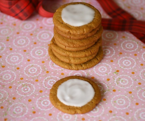 Lemon Iced Gingersnap Cookies (gluten free)