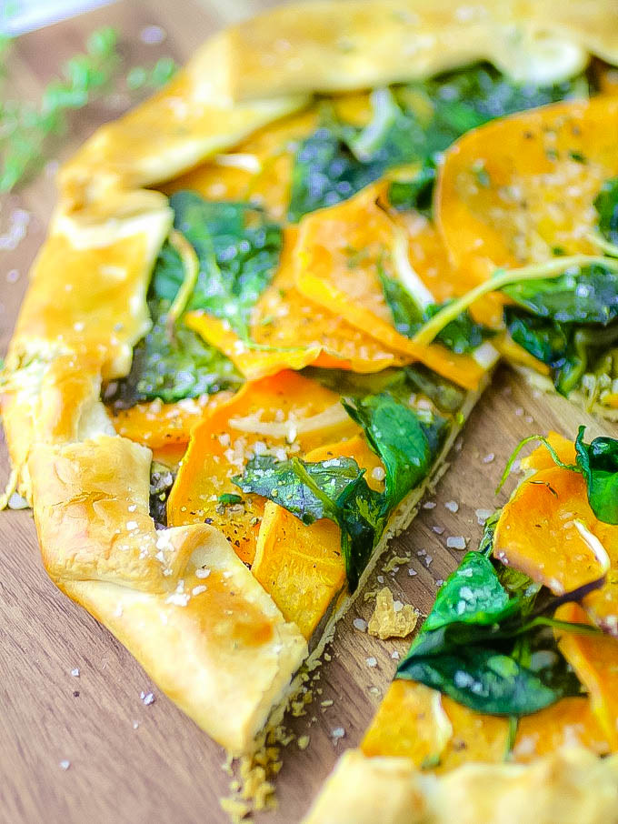This Sweet Potato and Spinach Galette is one of my favorite simple dishes to make. You'll adore this savory Sweet Potato and Spinach Galette.