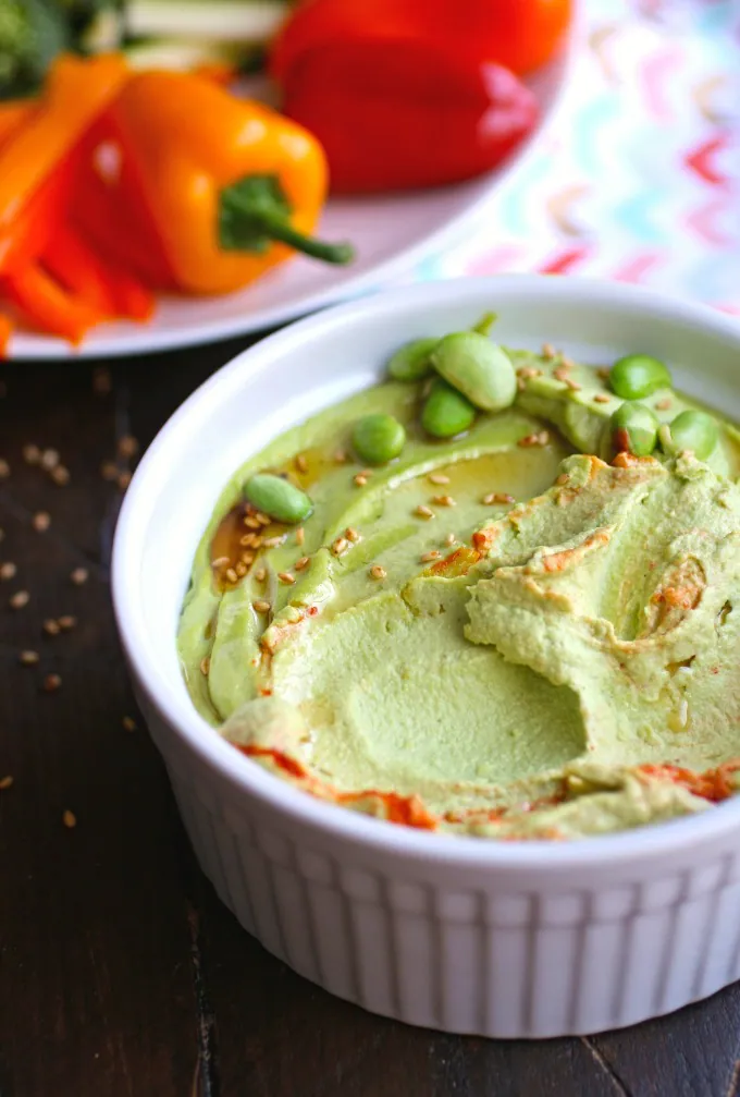 Stir things up and enjoy this Spiced Edamame Hummus