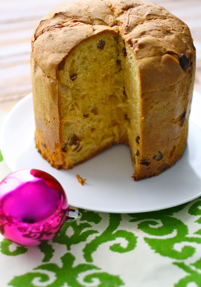 Panettone cake ready for French Toast