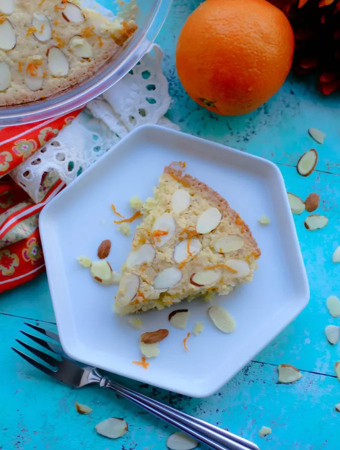 Almond-Orange Sunshine Cake is a dessert for any night of the week. You'll adore this Almond-Orange Sunshine Cake for dessert or in the morning with coffee.