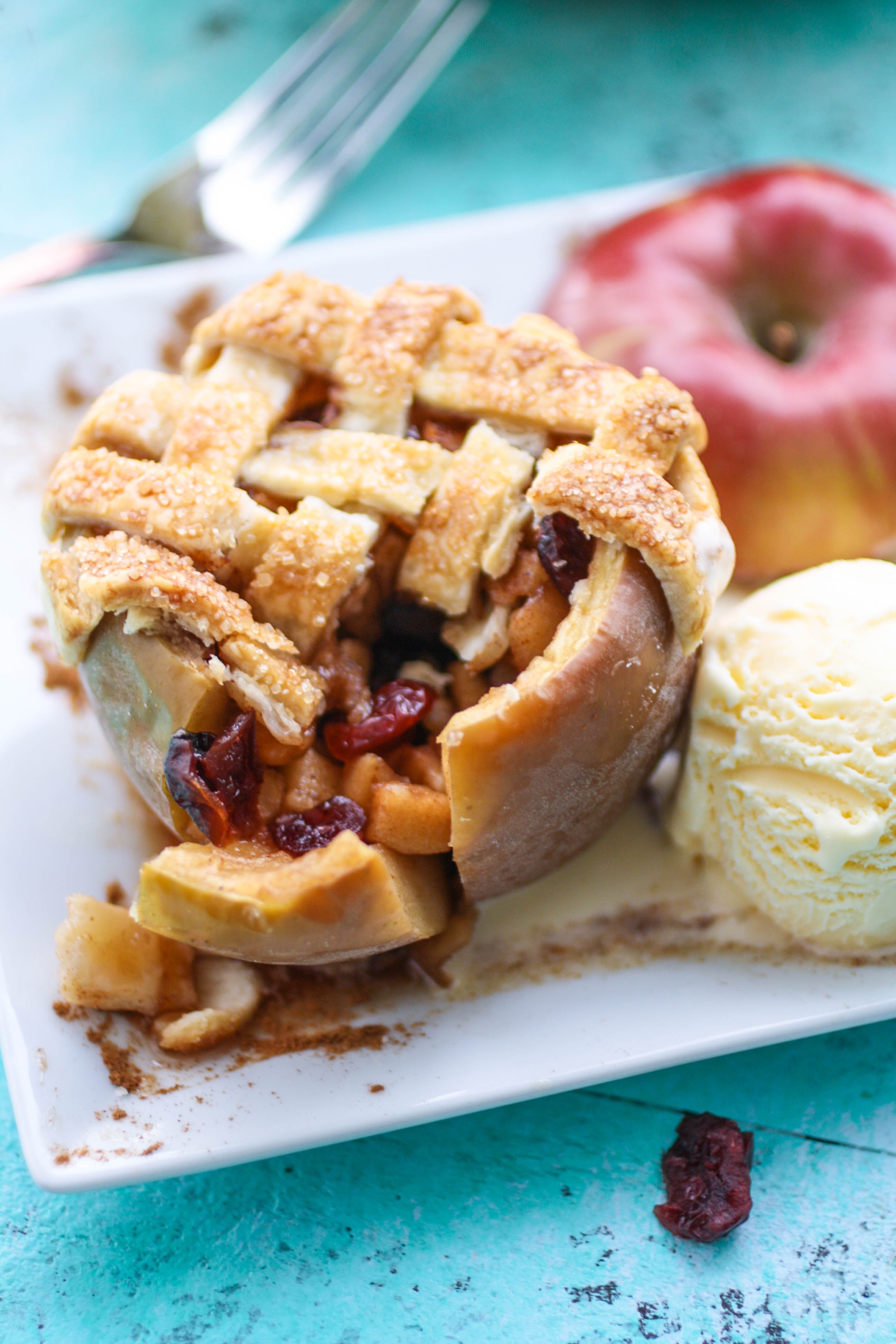 Apple-Cranberry Pie Baked Apples are a delightful dessert! These baked goodies taste amazing.