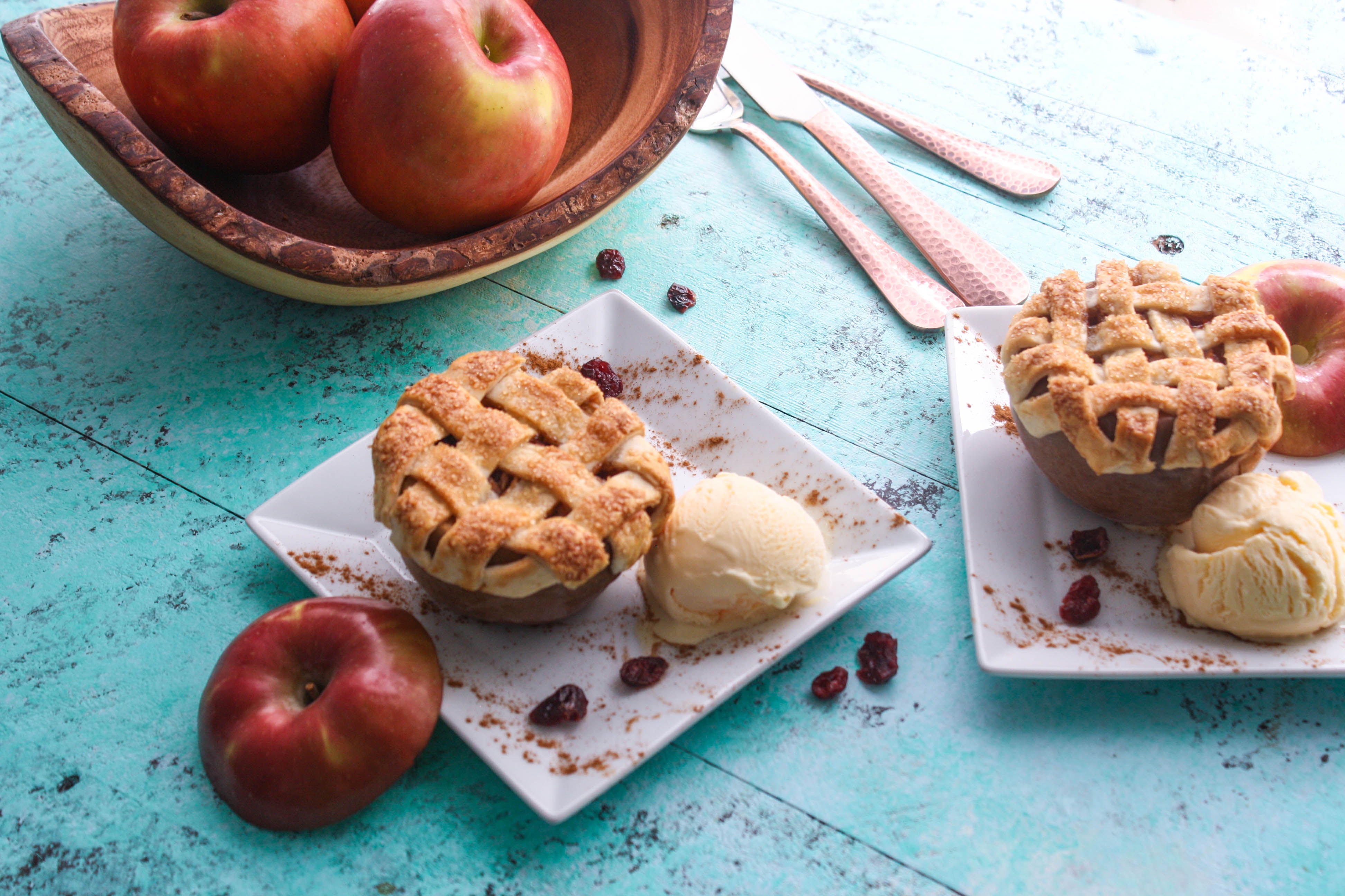 Apple-Cranberry Pie Baked Apples will be a hit for dessert! These baked apples are like apple pie, but much easier to put together.