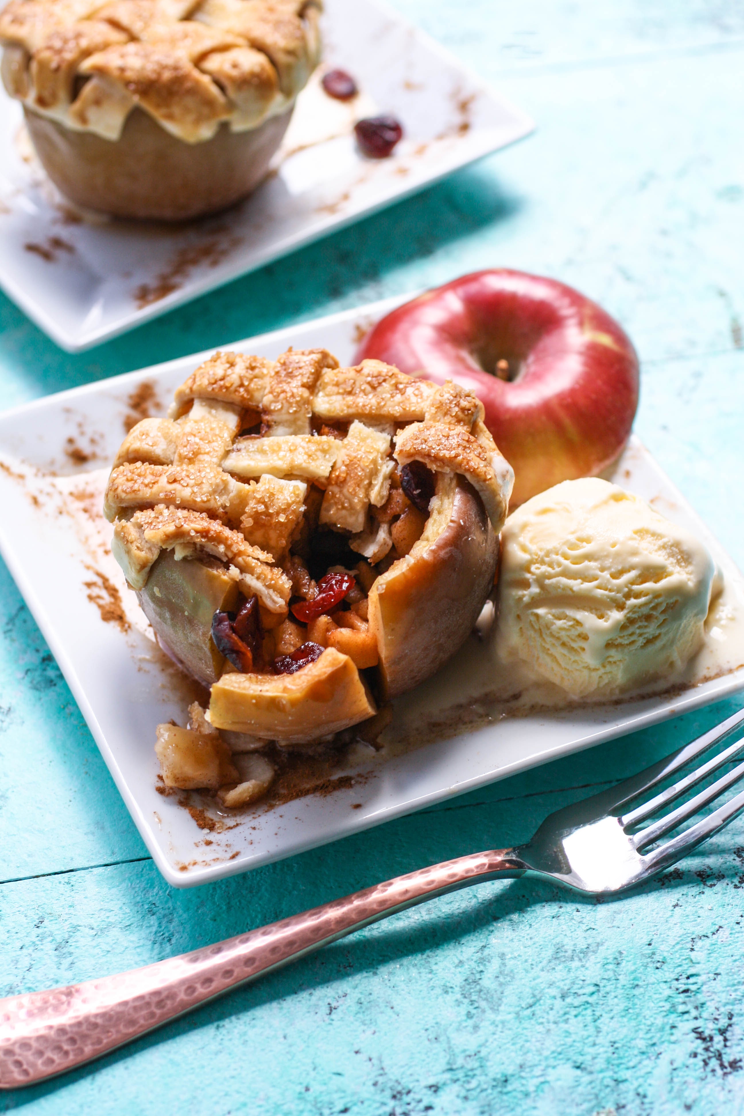 Apple-Cranberry Pie Baked Apples are a fun dessert you'll want to dig into. These baked apples are delicious.