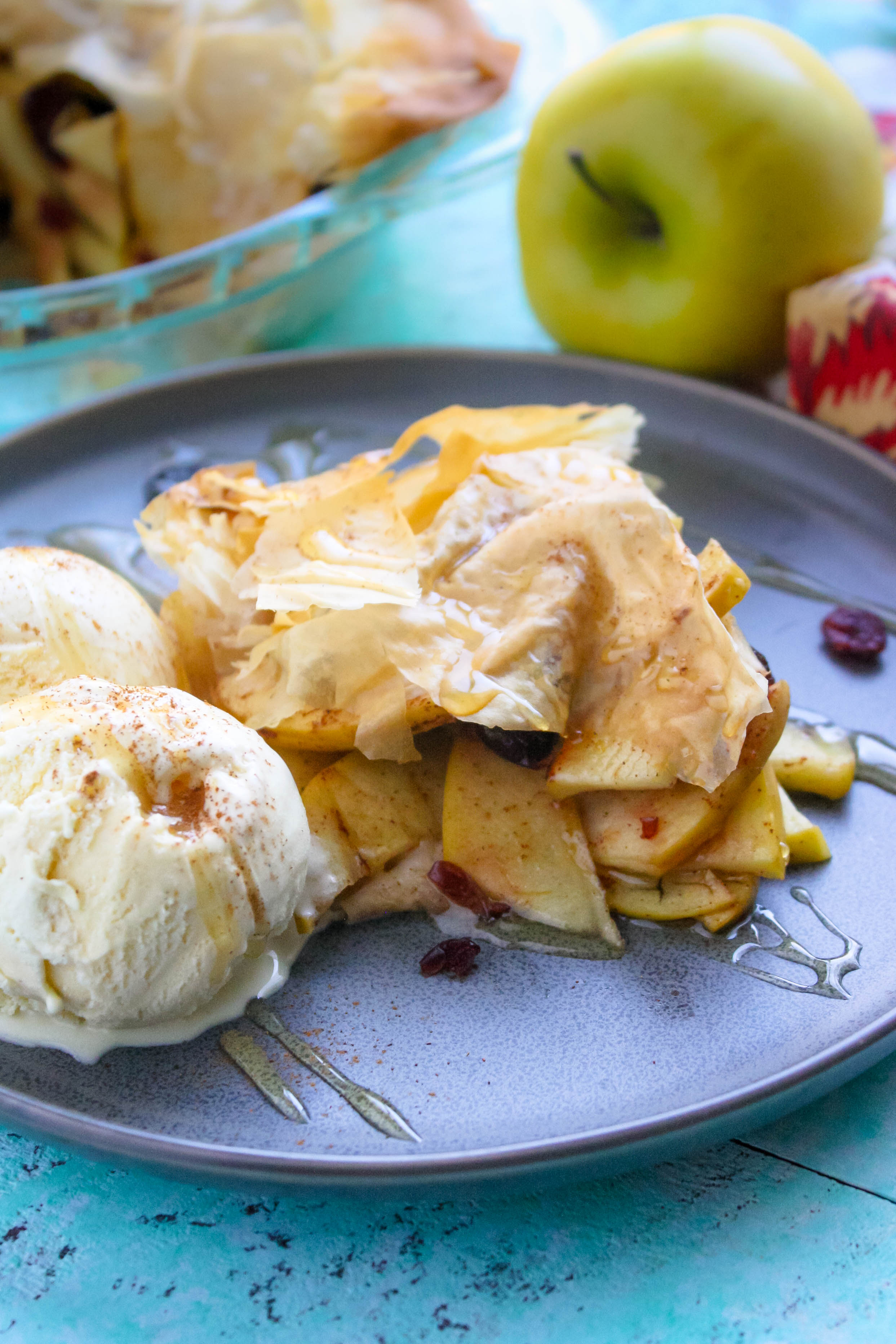 Apple-Cranberry Tart in Phyllo is an easy treat to get on the table. You'll enjoy this Apple-Cranberry Tart in Phyllo any night of the week! 