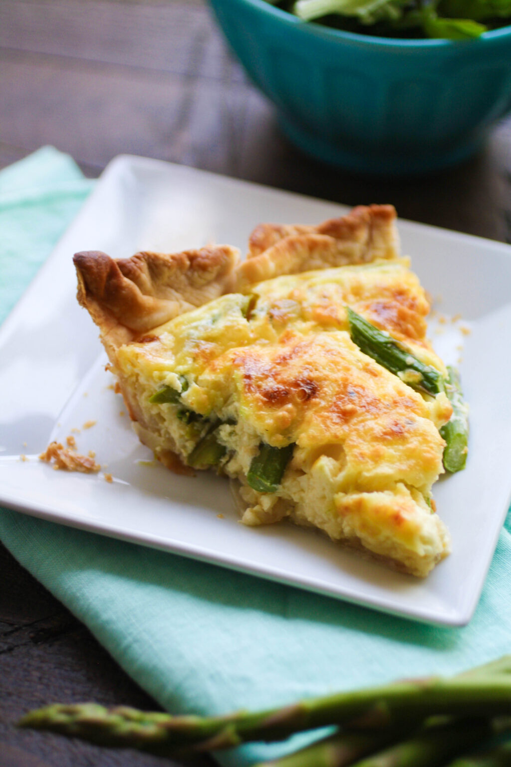 Asparagus and Pancetta Quiche
