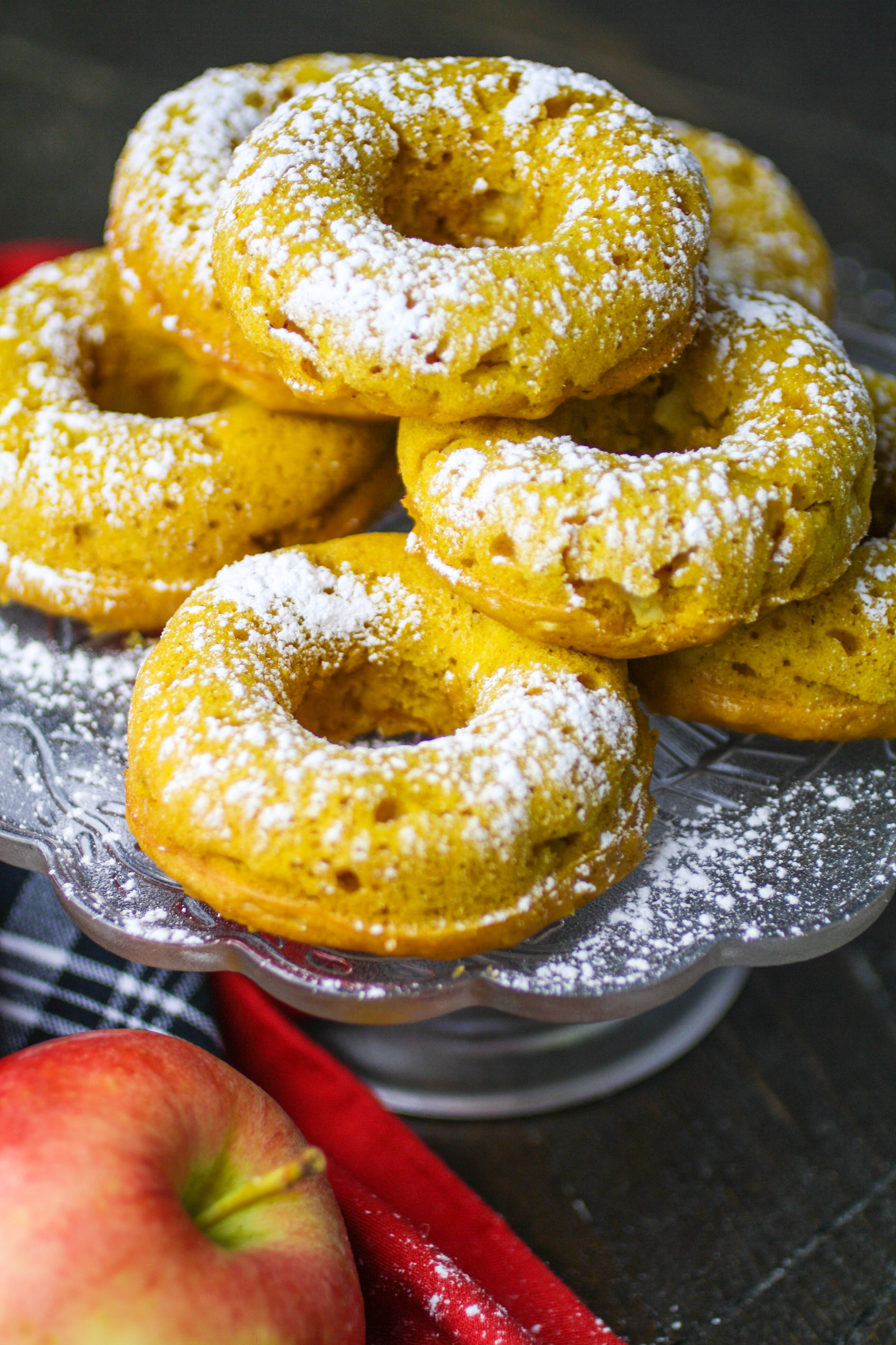 Baked Spiced Apple & Pumpkin Donuts are a sweet treat you'll love. Baked Spiced Apple & Pumpkin Donuts are easy to make for a fall treat.