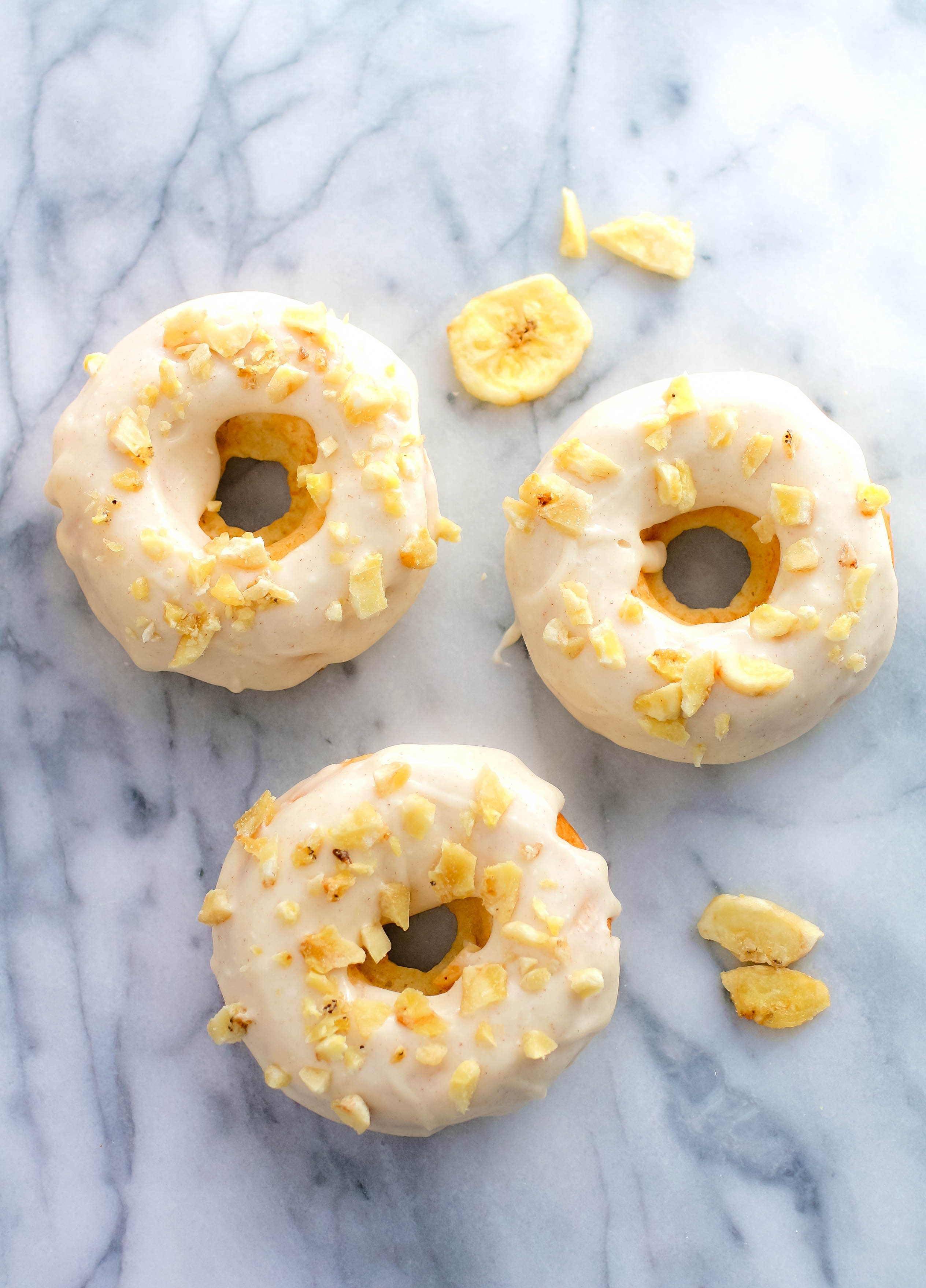 Banana Donuts with Cinnamon Cream Cheese Frosting are a fun treat for any day! These Banana Donuts with Cinnamon Cream Cheese Frosting are baked and so delicious for a fun treat!