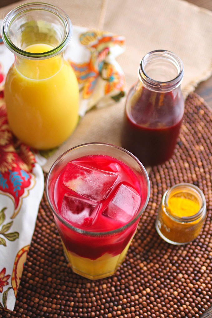 Beet & Orange Juice Morning Sunrise is the perfect a.m. drink. It's so pretty and flavorful.