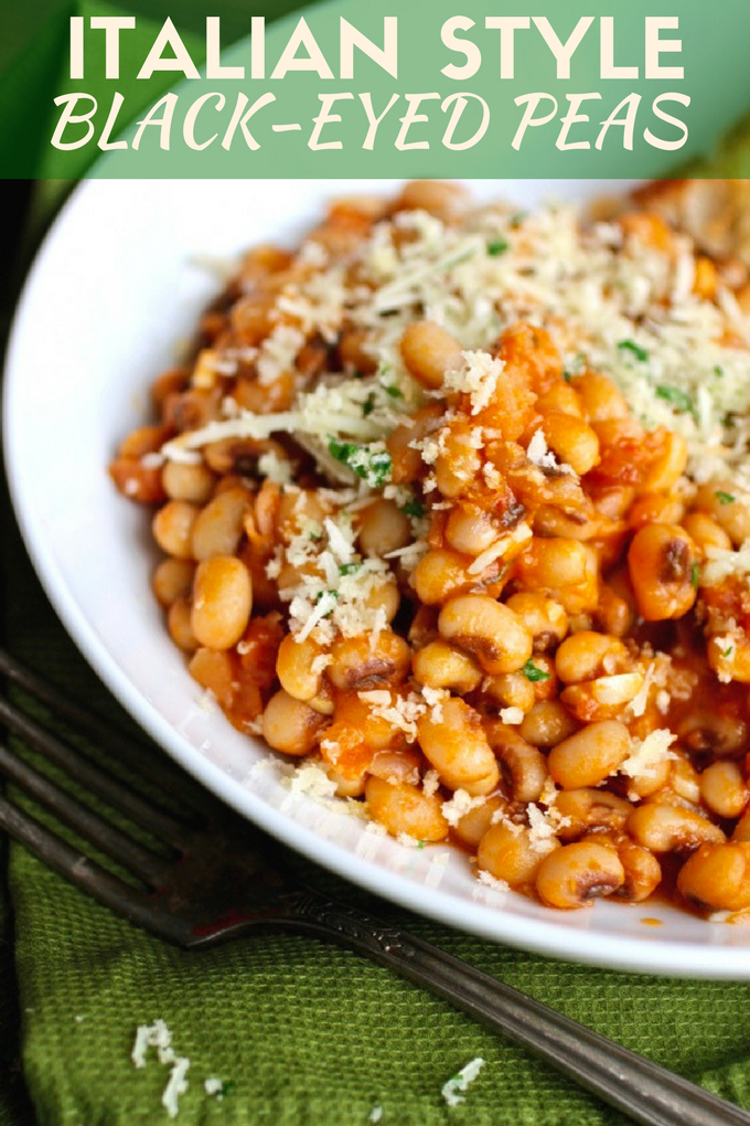 Italian Style Black-Eyed Peas is a wonderful dish. This is a side dish that's easy to make for any meal.