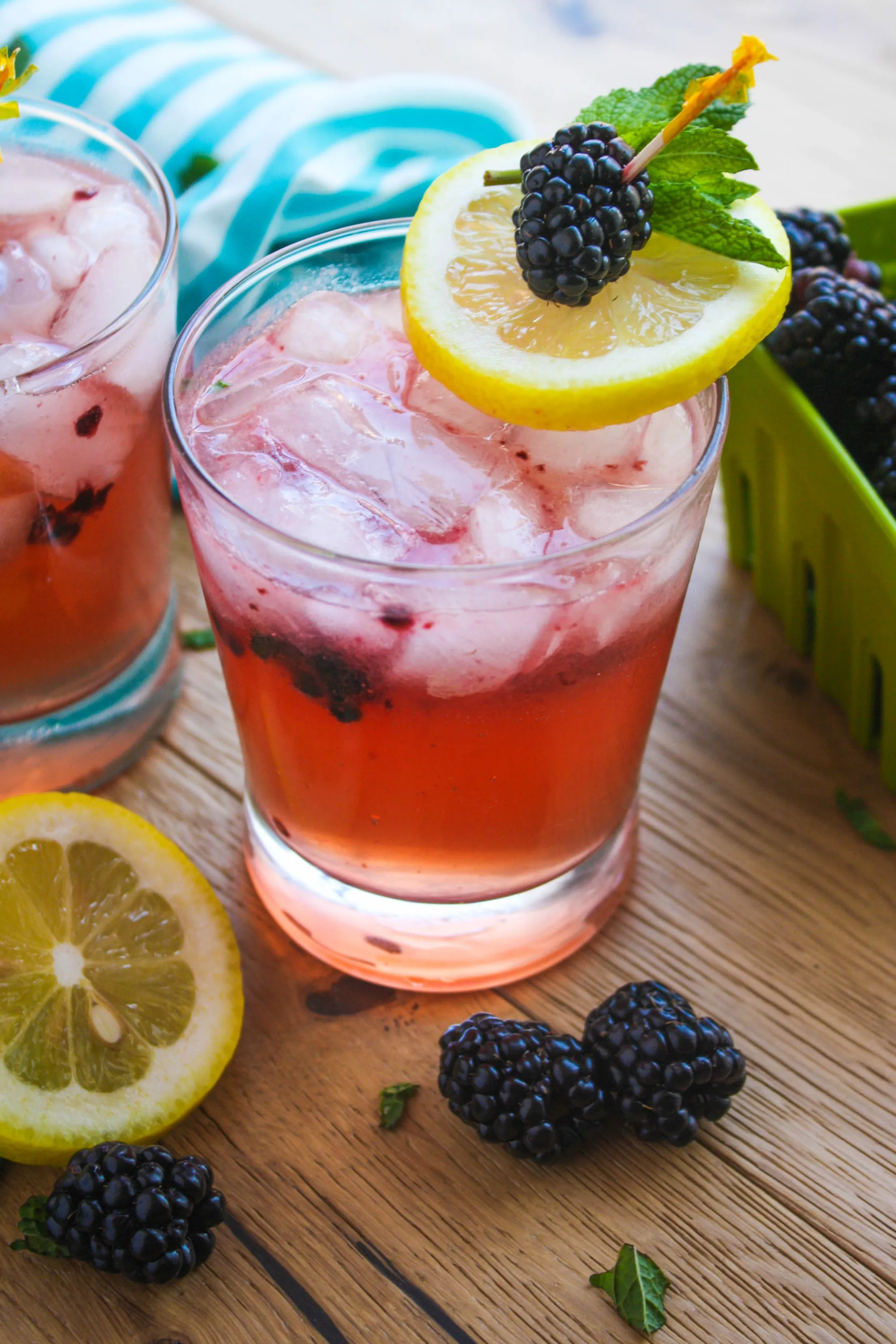 Blackberry Buck Cocktail is a fun drink for the warm weather. The blackberries add great color and flavor!