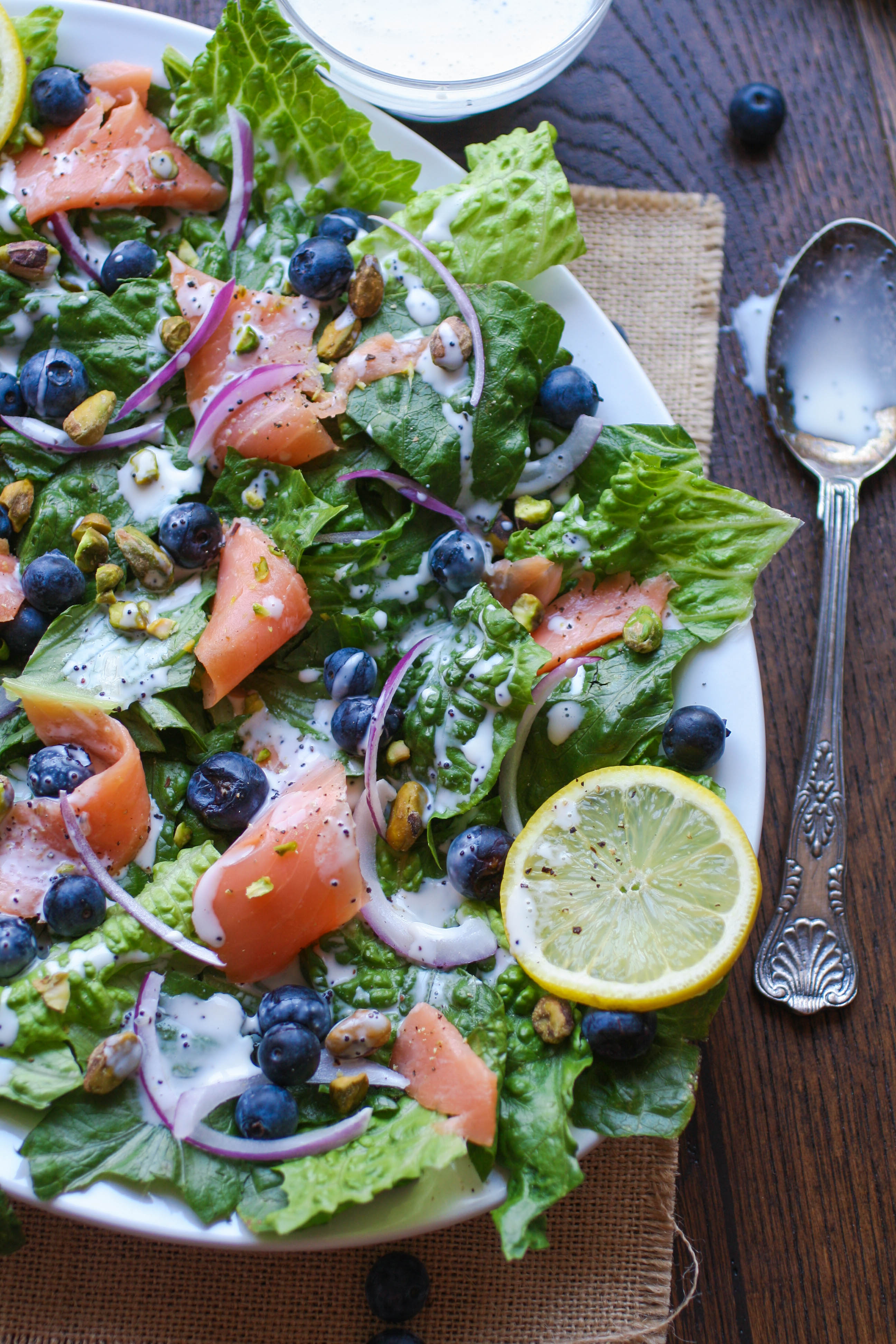 Smoked Salmon Salad With Blueberries And Lemon Poppy Seed Dressing,Scarf Crochet Pattern Easy