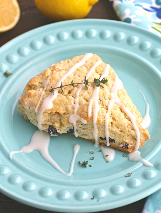 Make yourself a treat! Blueberry & Lemon-Thyme Scones are perfect any time of year!