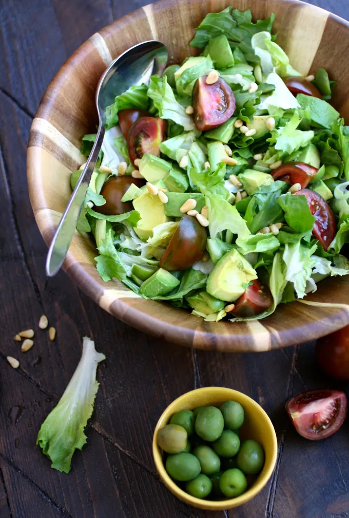 Nothing beats Simple Summer Escarole Salad for a hearty and flavorful warm-weather meal!