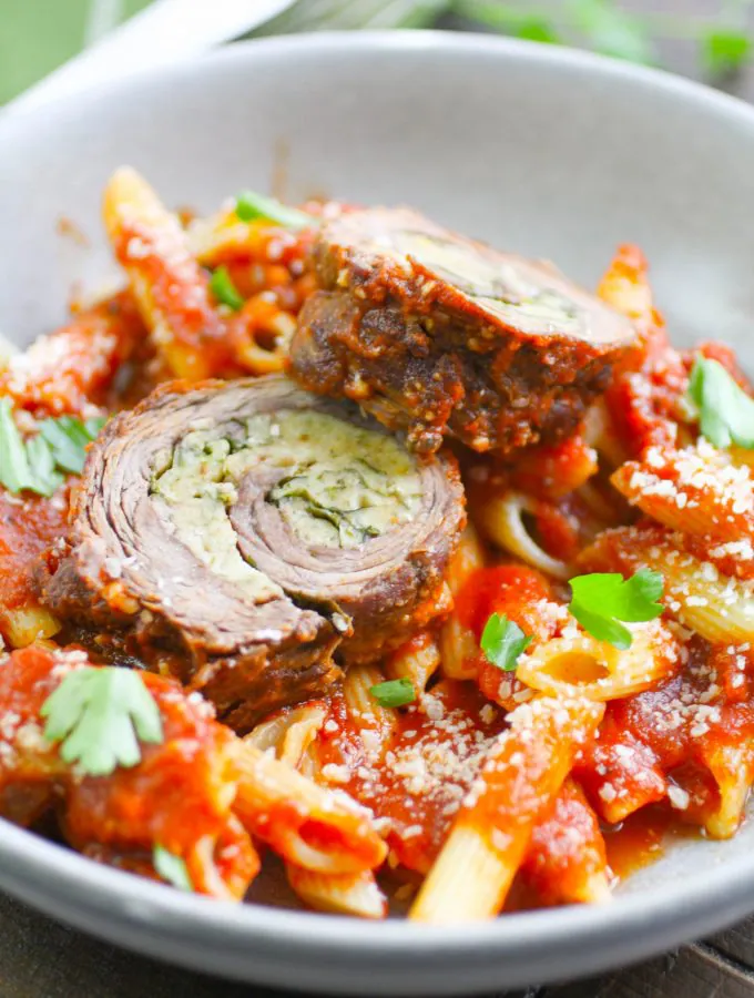 Beef Braciole is an Italian classic that is makes a lovely meal. You'll love this Beef Braciole.