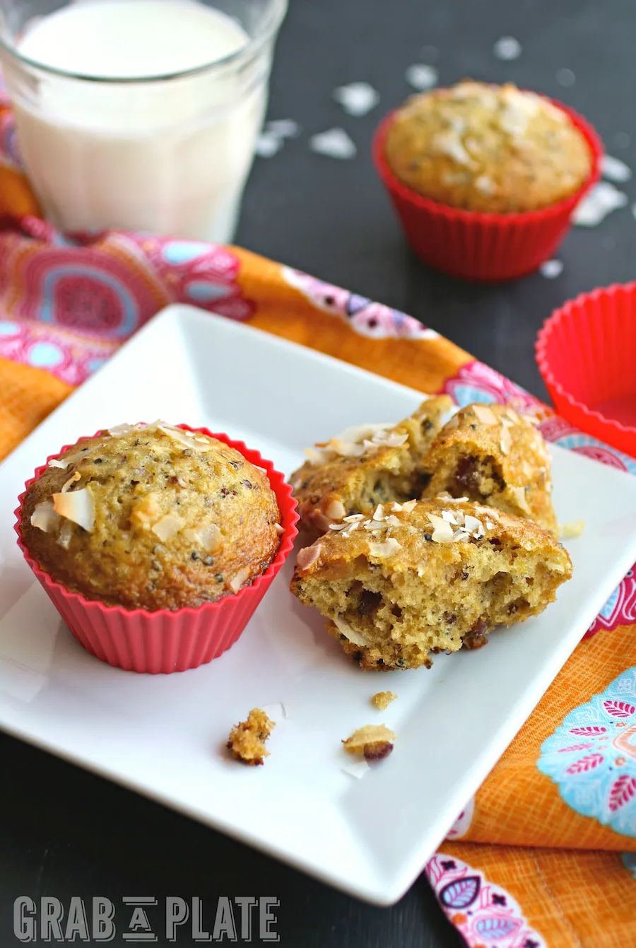 Quinoa, Coconut and Date Muffins are the perfect morning (and afternoon!) treat