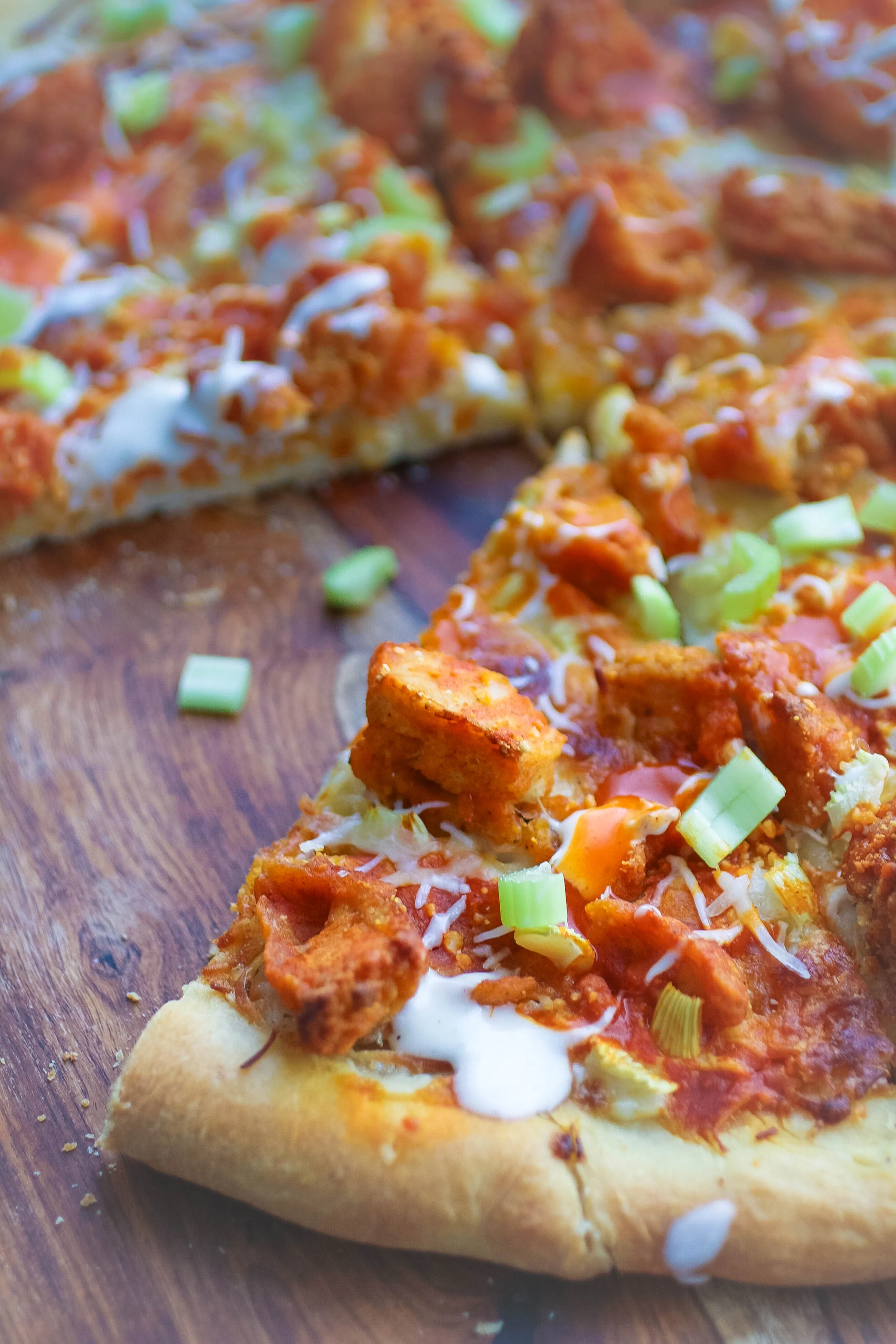 Buffalo Chicken Pizza is a pizza that will soon become a favorite in your house!