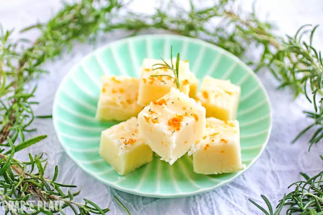 Buttermilk Fudge with Orange & Rosemary is a treat you'll love this holiday season. This fudge is a delight, whether you're serving or giving to friends and family as a gift.