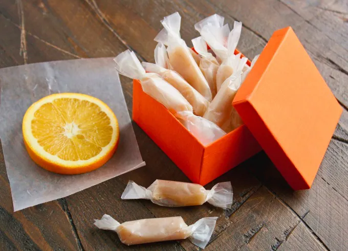 Gift-giving never tasted so good! Homemade Cardamom-Orange Caramels are quite a treat!