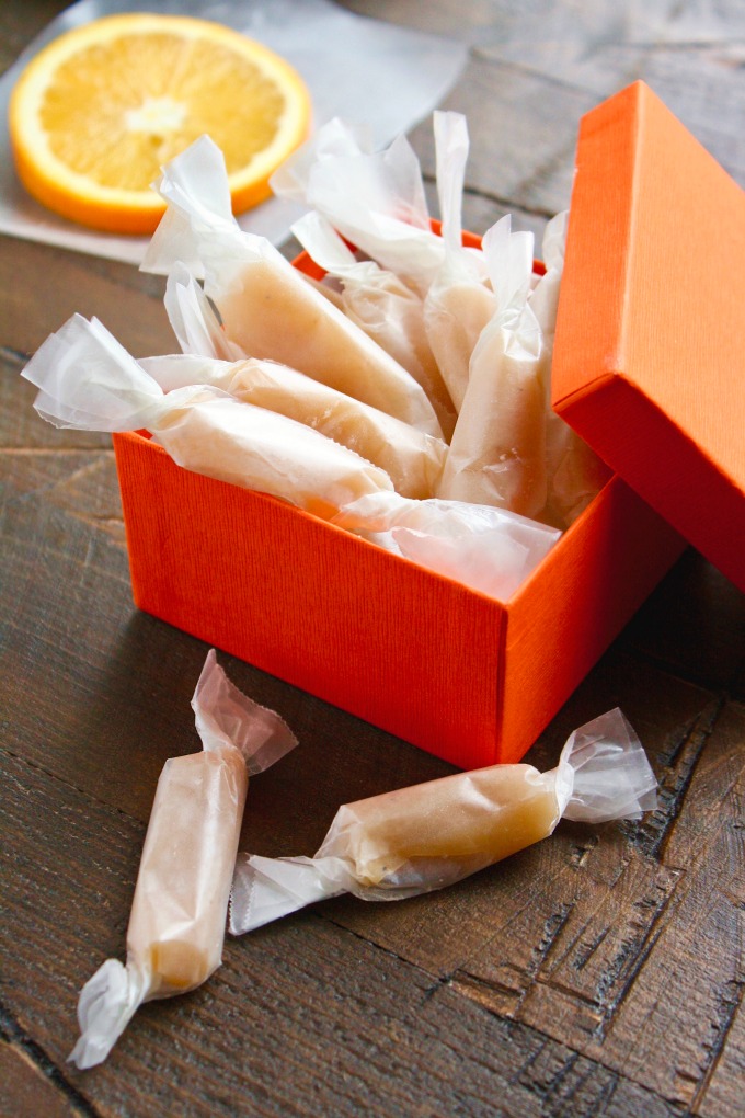 Make these Homemade Cardamom-Orange Caramels to give to family and friends this season!