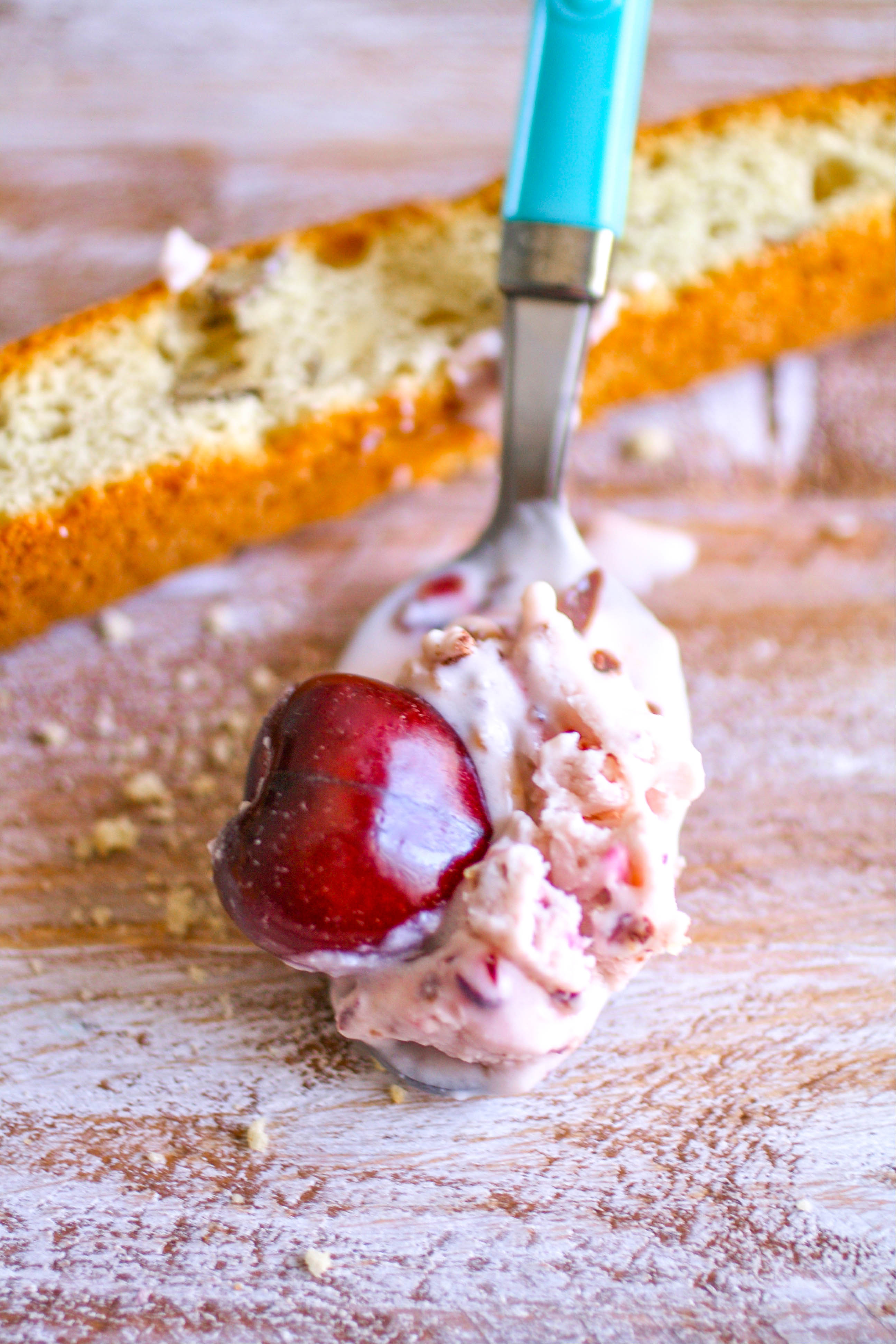 Cherry-Almond Ricotta Ice Cream is a warm-weather dessert you'll love. Cherry-Almond Ricotta Ice Cream is a fabulous dessert!