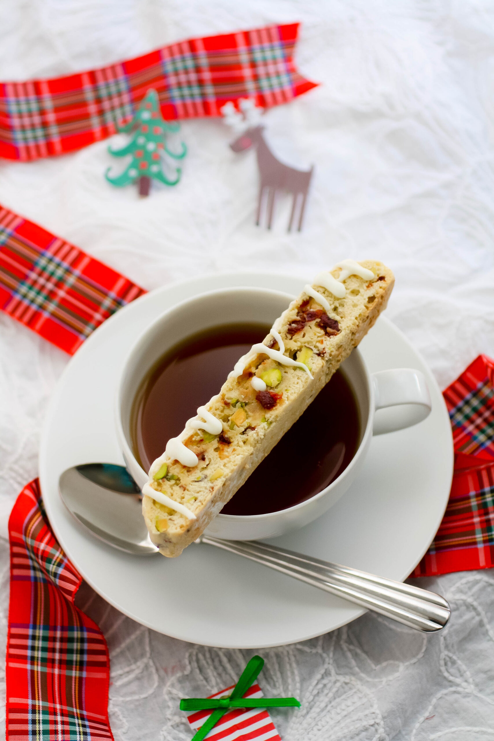 Cherry-Pistachio Biscotti are lovely cookies for the season!