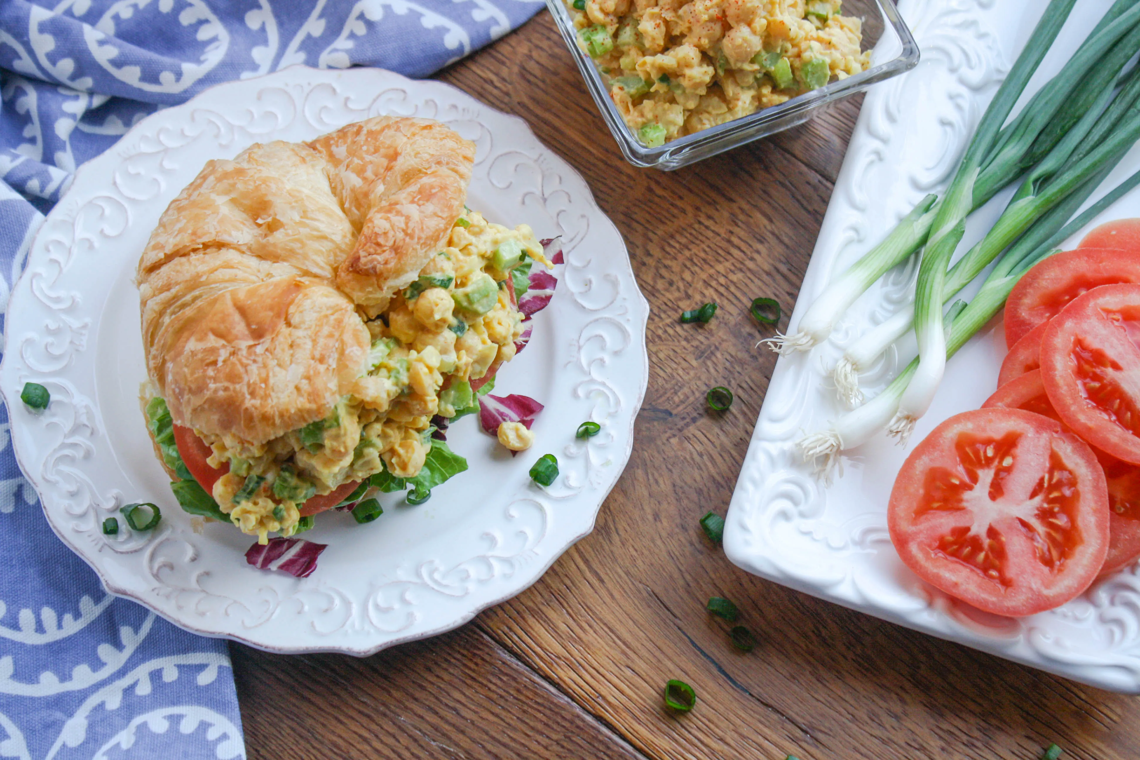 Chickpea Salad Sandwiches are a tasty option for any meal. This vegetarian sandwich is filling and flavorful!