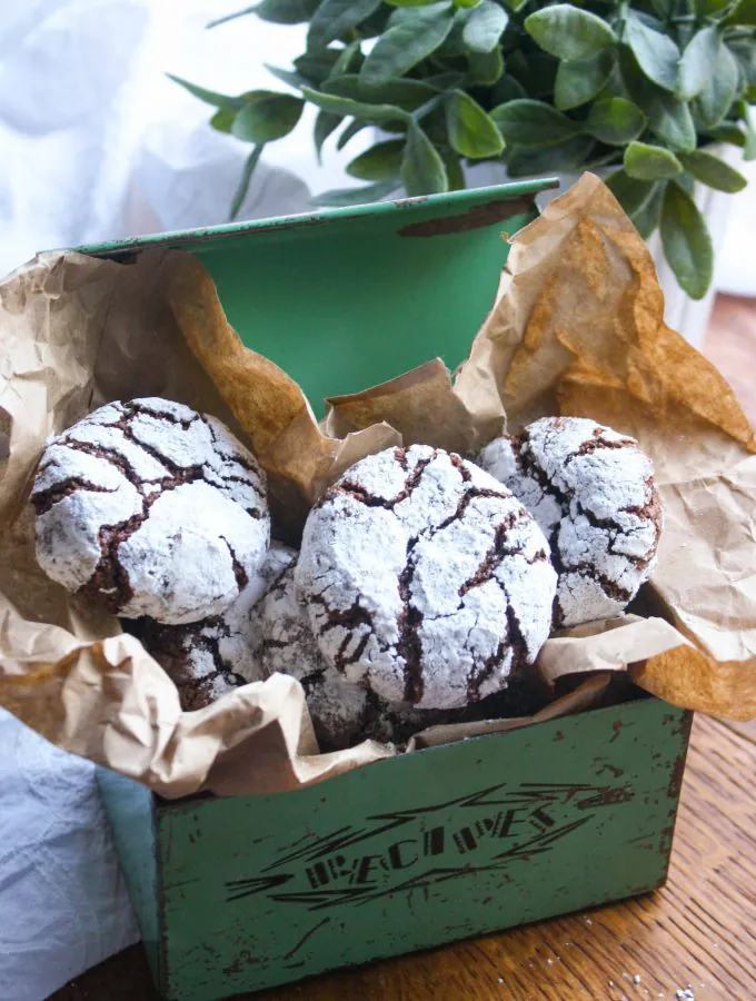 Chocolate-Chili Crinkle Cookies are a fabulous goodie perfect anytime of year. These cookies are such fabulous treats!