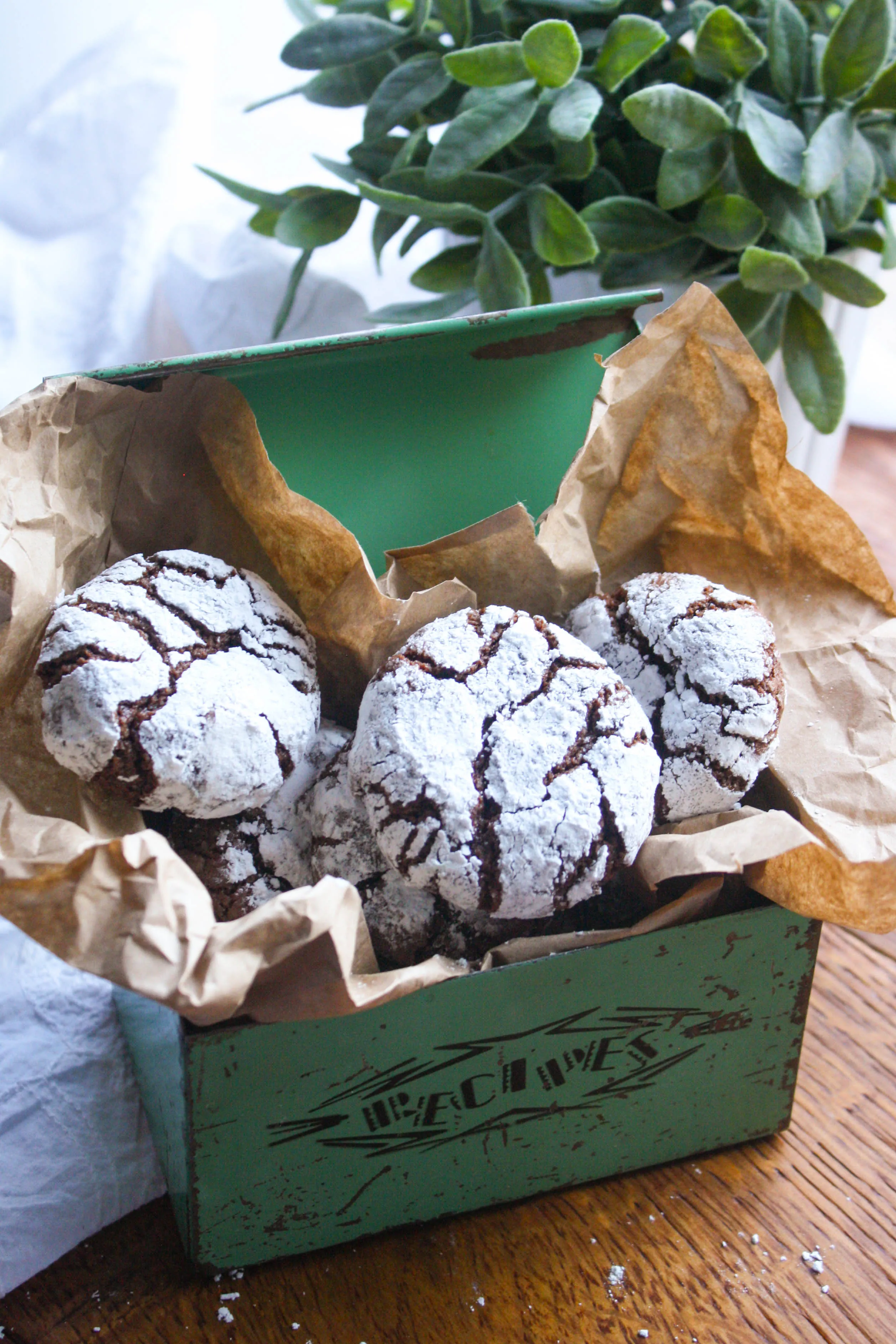 Chocolate-Chili Crinkle Cookies are a fabulous goodie perfect anytime of year. These cookies are such fabulous treats!