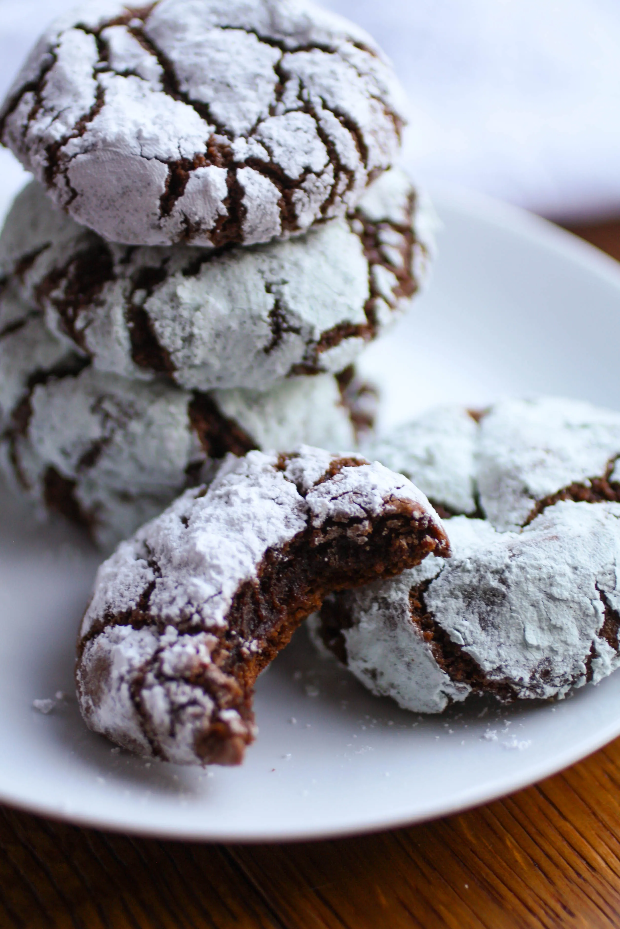 Chocolate-Chili Crinkle Cookies are fabulous cookie treats! You'll love the richness and bit of spice in these cookies!