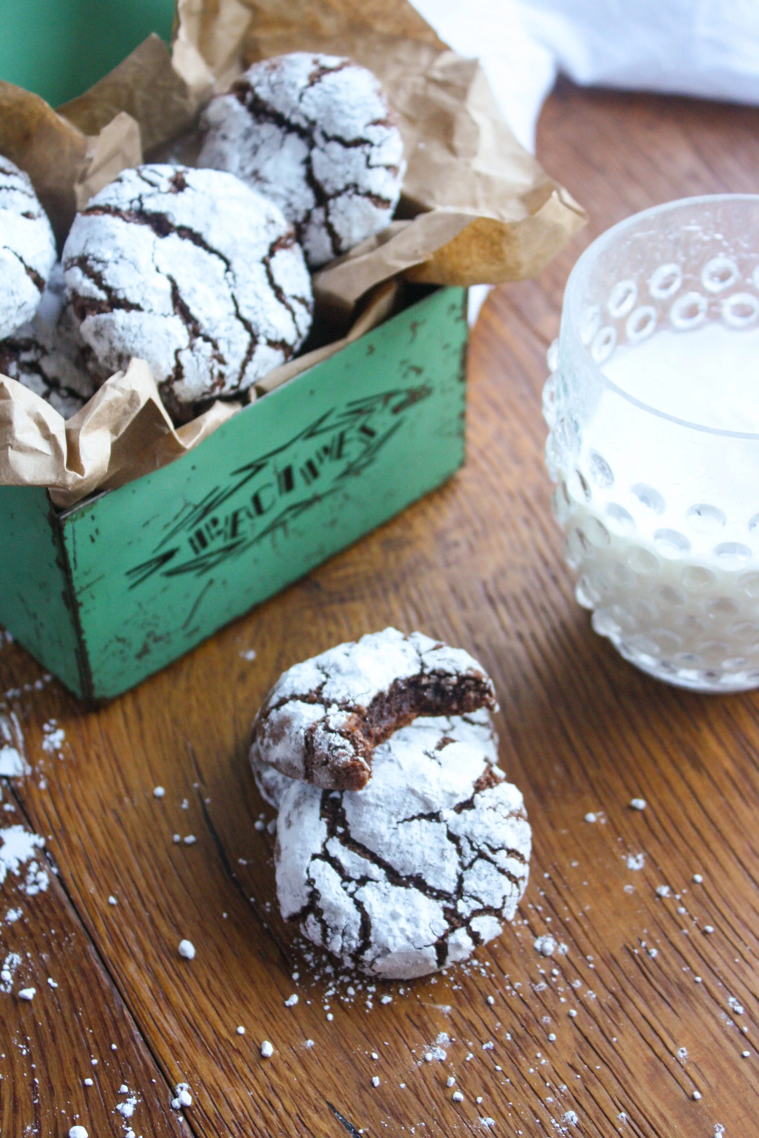 Chocolate-Chili Crinkle Cookies are the sort of cookies you'll want a few of! These cookies are pretty, and rich and chocolaty! 