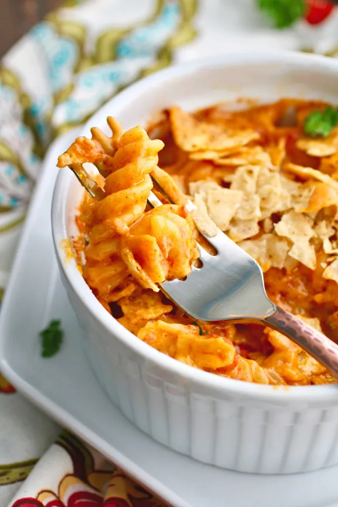 You'll want to dig right in to a dish as delicious as Chorizo Mac and Cheese!