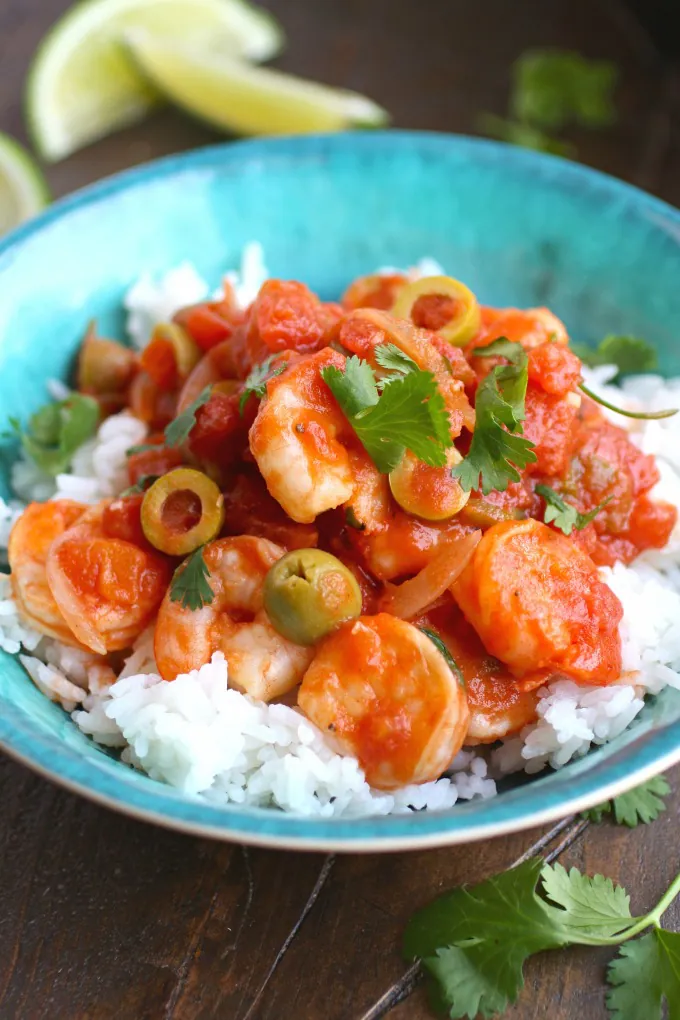 You can't deny the deliciousness of Shrimp Veracruz!