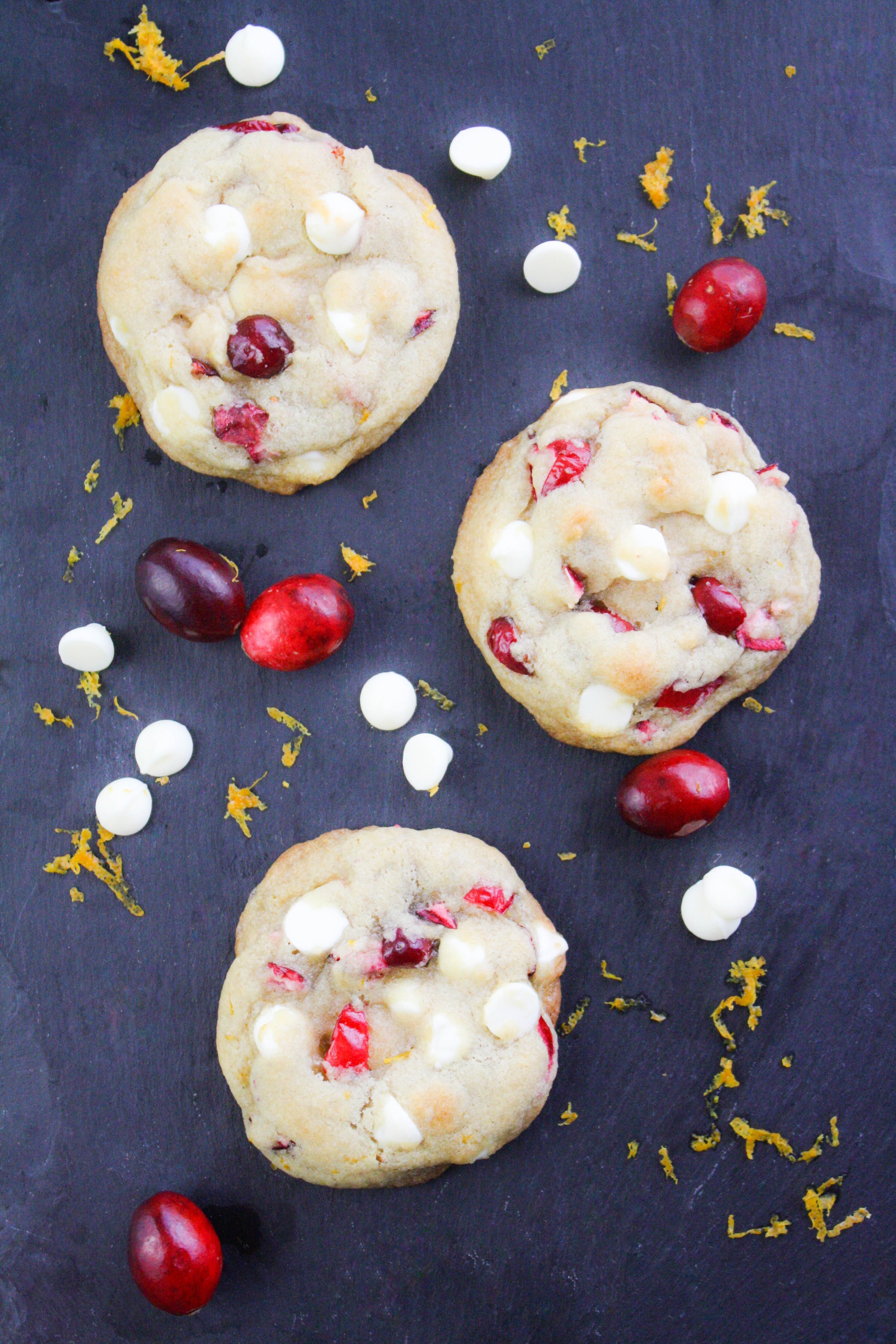 Cranberry-Orange White Chocolate Chip Cookies are a fabulous and pretty treat. Cranberry-Orange White Chocolate Chip Cookies are ideal for the season.