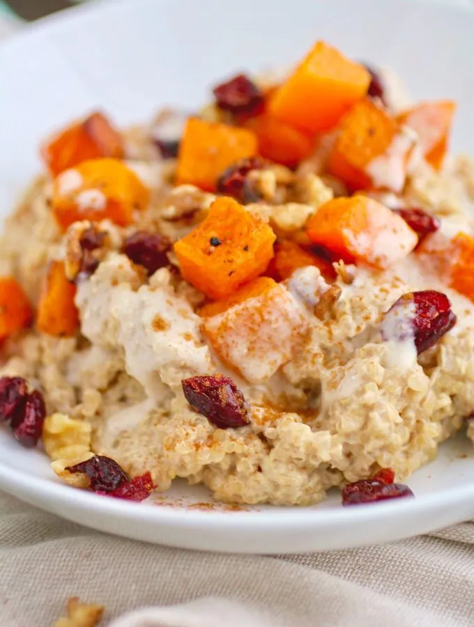 For a hearty breakfast, try Creamy Breakfast Quinoa with Roasted Butternut Squash.