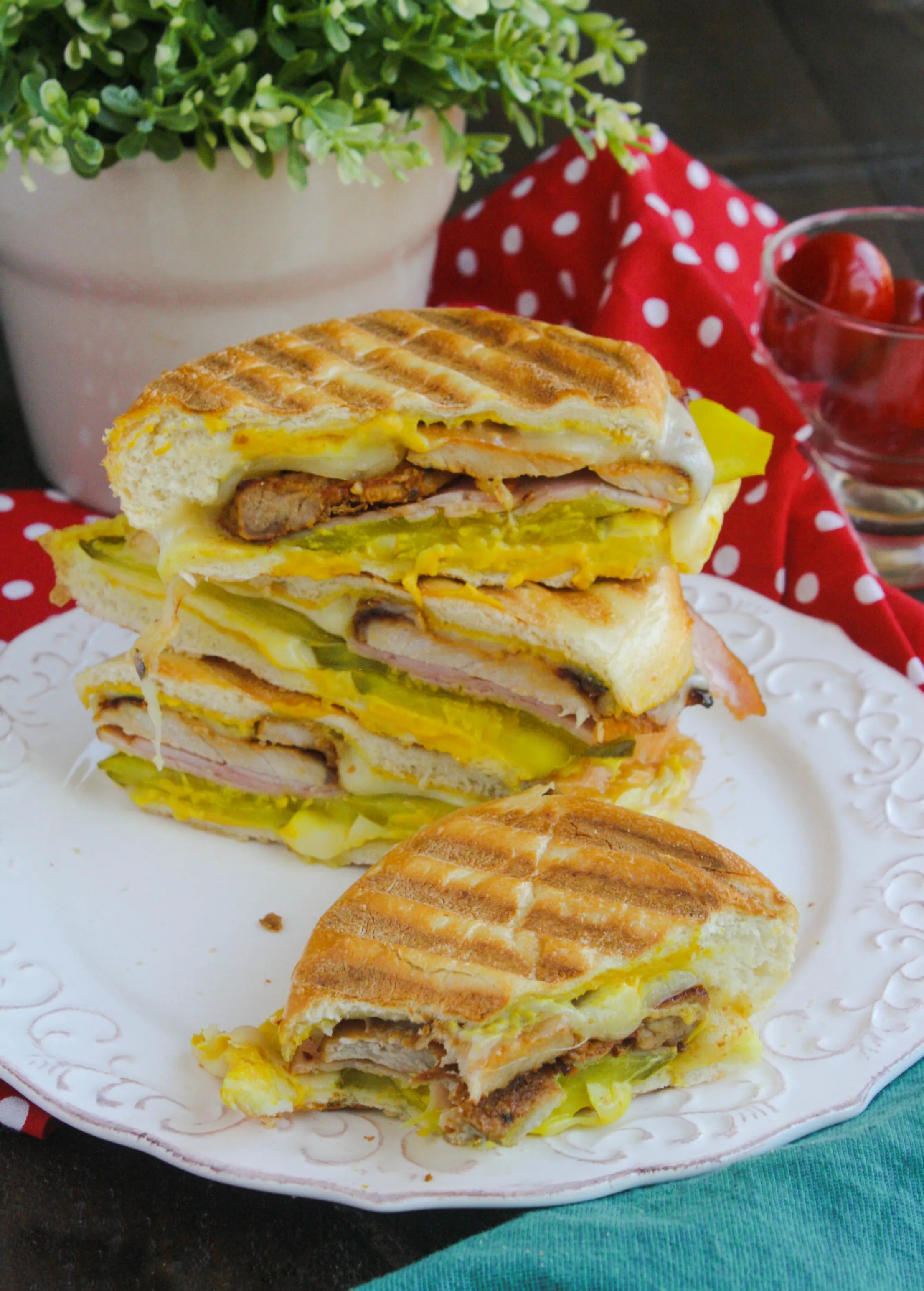 A Cuban sandwich is thick, hearty, and big on flavor. You'll love it!