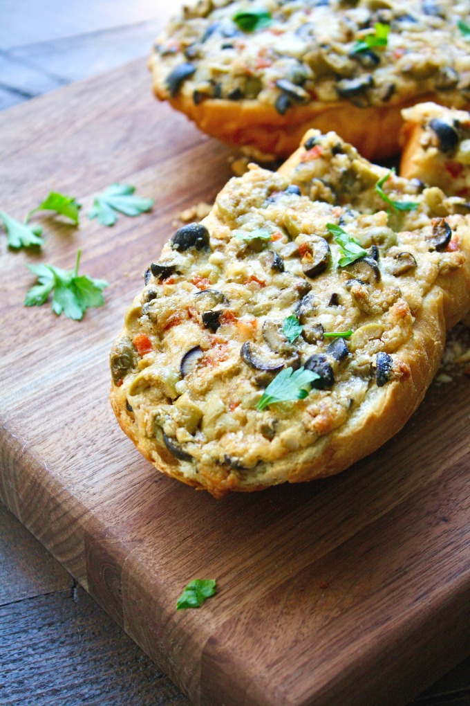 Break out Easy Cheesy Olive Bread any time you have a few people gathered for fun!