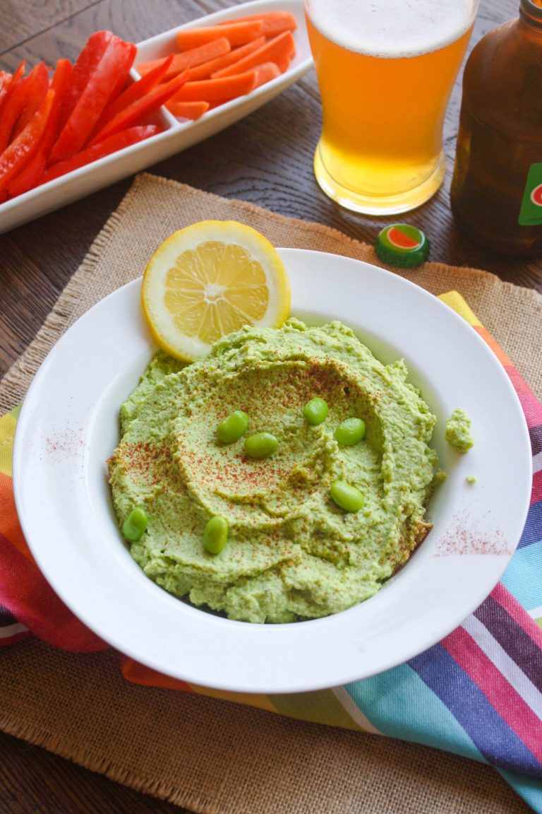 Easy EdamamePea Dip