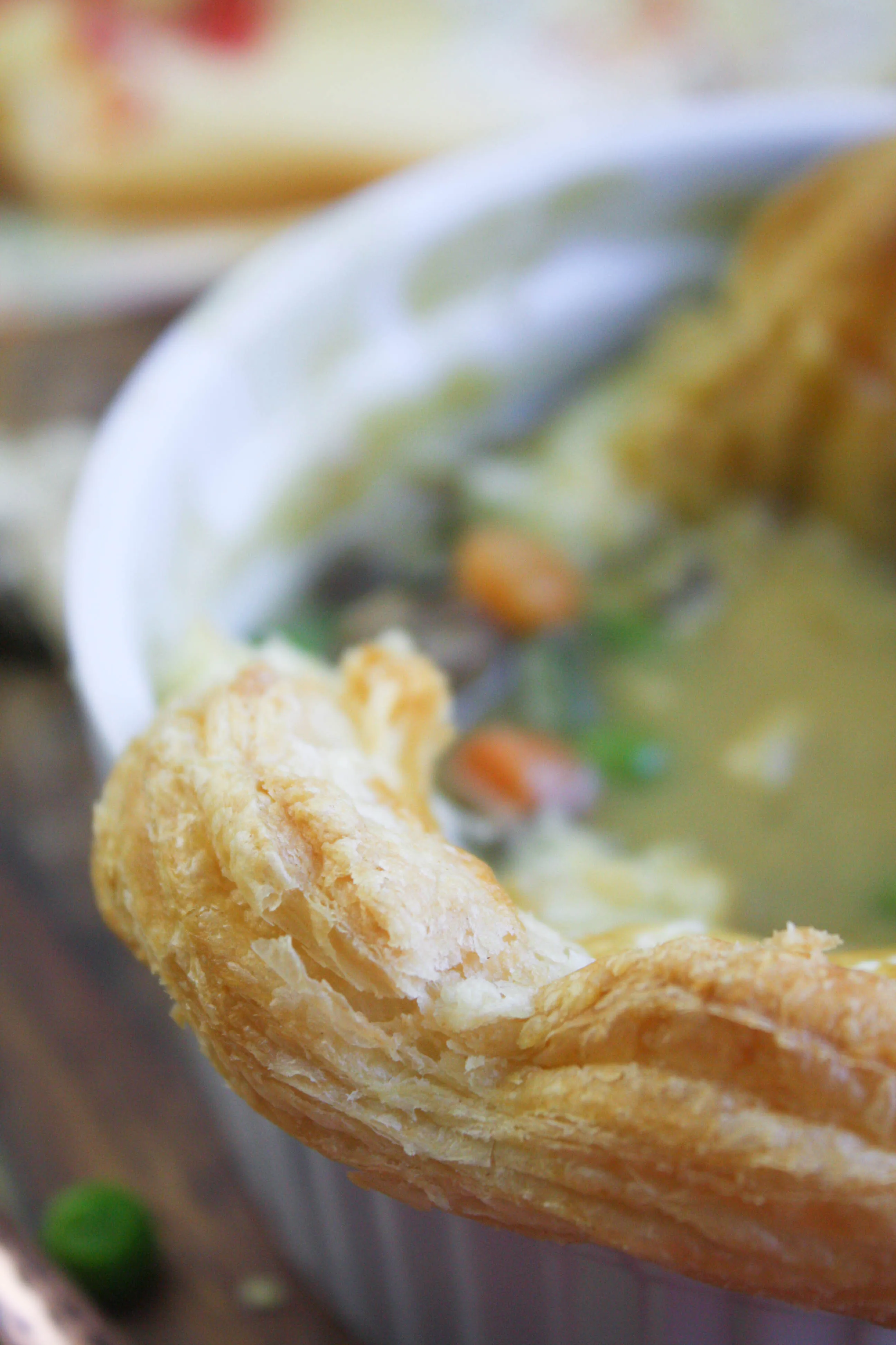Easy Puffy Pastry Vegetable Pot Pies are dreamy and delicious. These puff pastry vegetarian pot pies make a great meal that's easy to make.