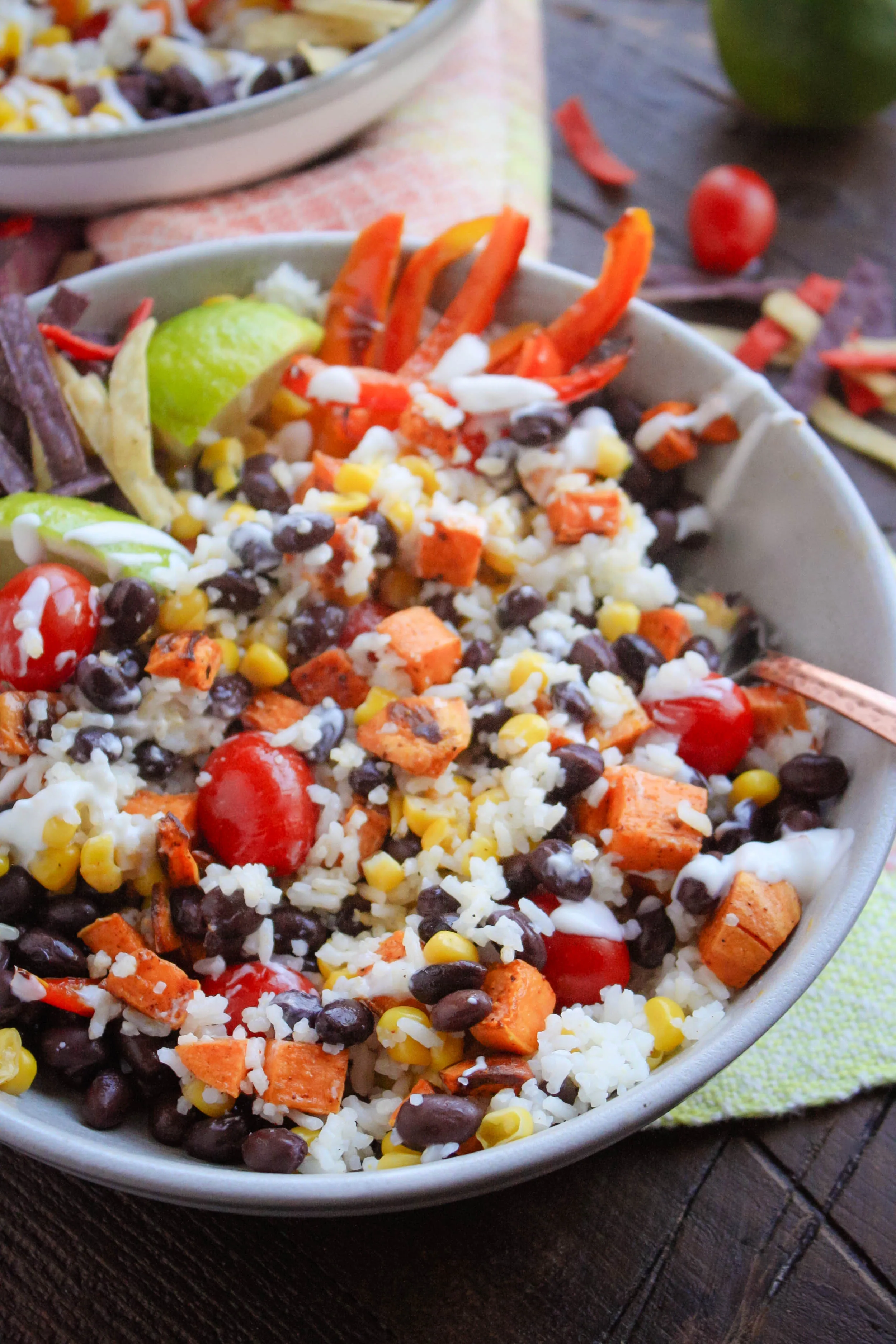 Easy Veggie and Black Bean Pantry Bowls are a delight! You should try these bowls for your next meal.