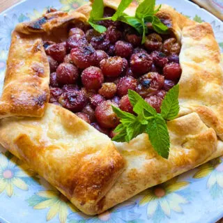 Easy Roasted Grape Crostata is as the name implies (it's easy to make). What a wonderfully simple dessert!