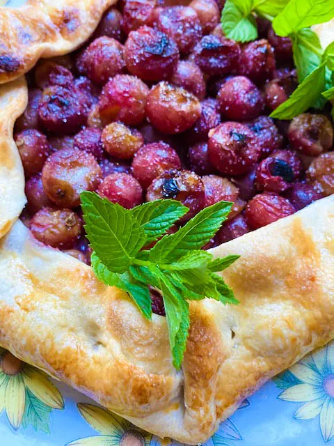 Easy Roasted Grape Crostata is a simple, lovely treat for the season.
