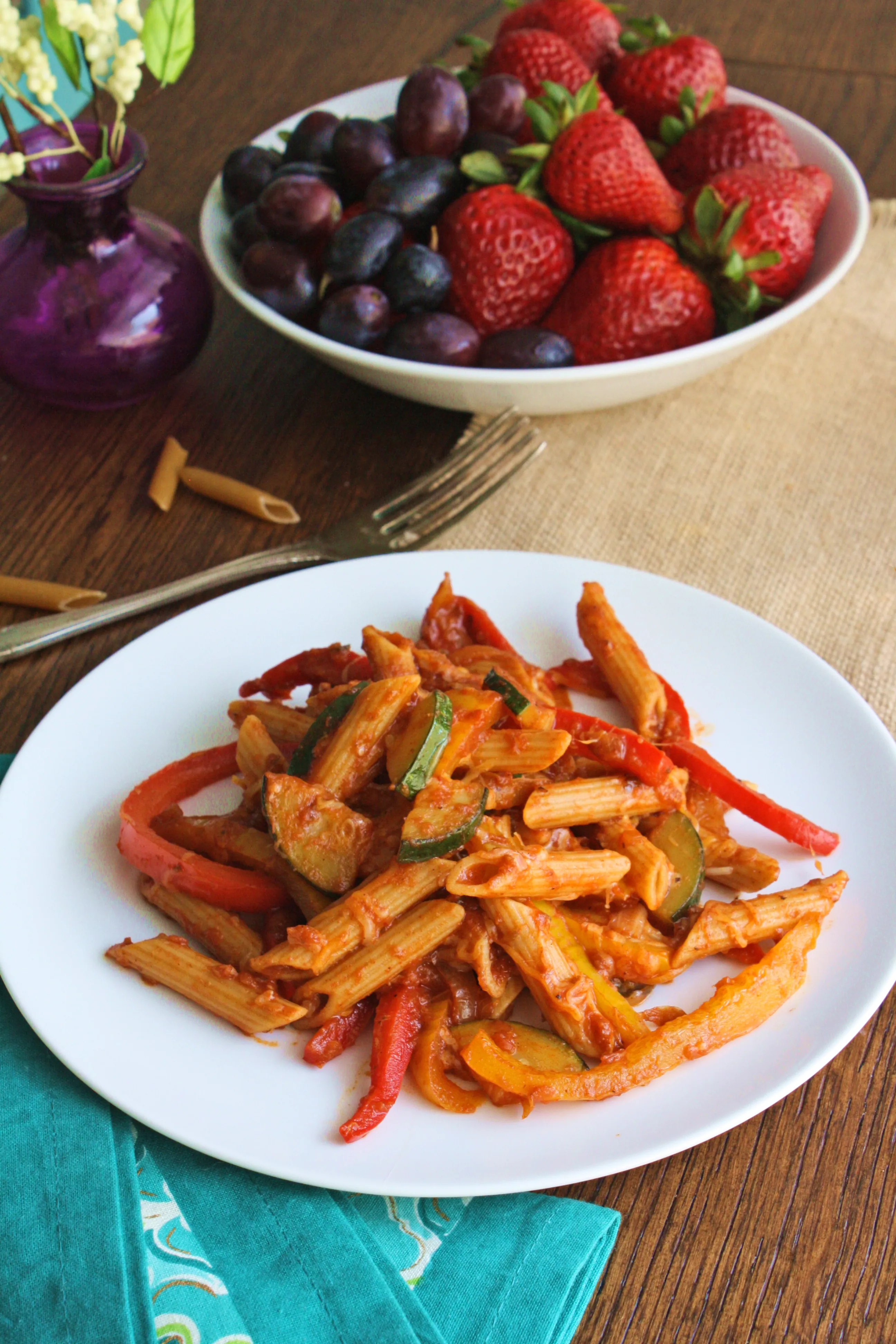 Fajita Pasta will get you out of your typical pasta rut! Make it tonight!