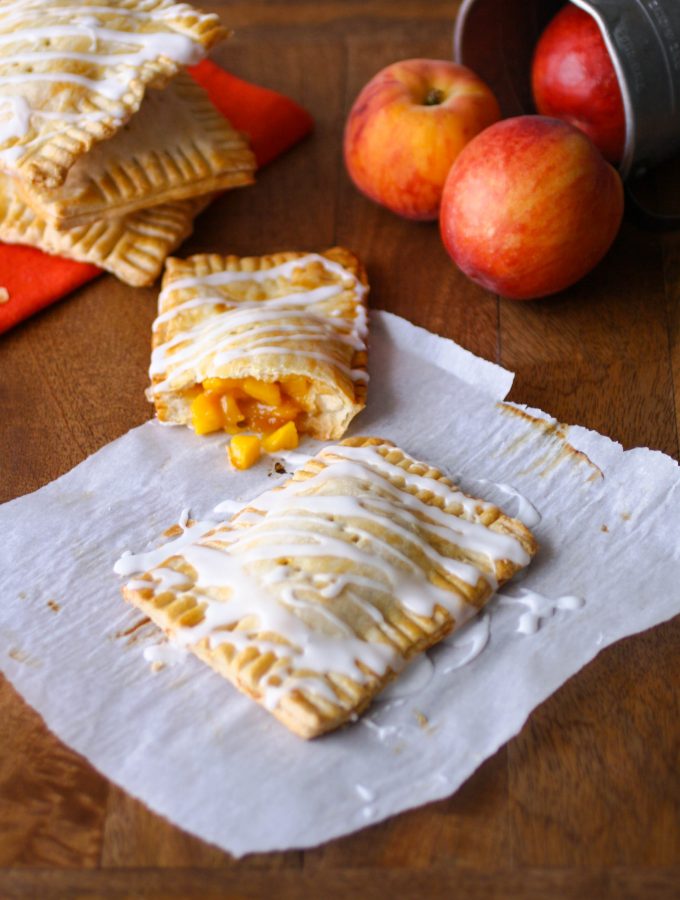 Fresh Peach Pie “Pop Tarts” are a fun treat! Homemade is always best!