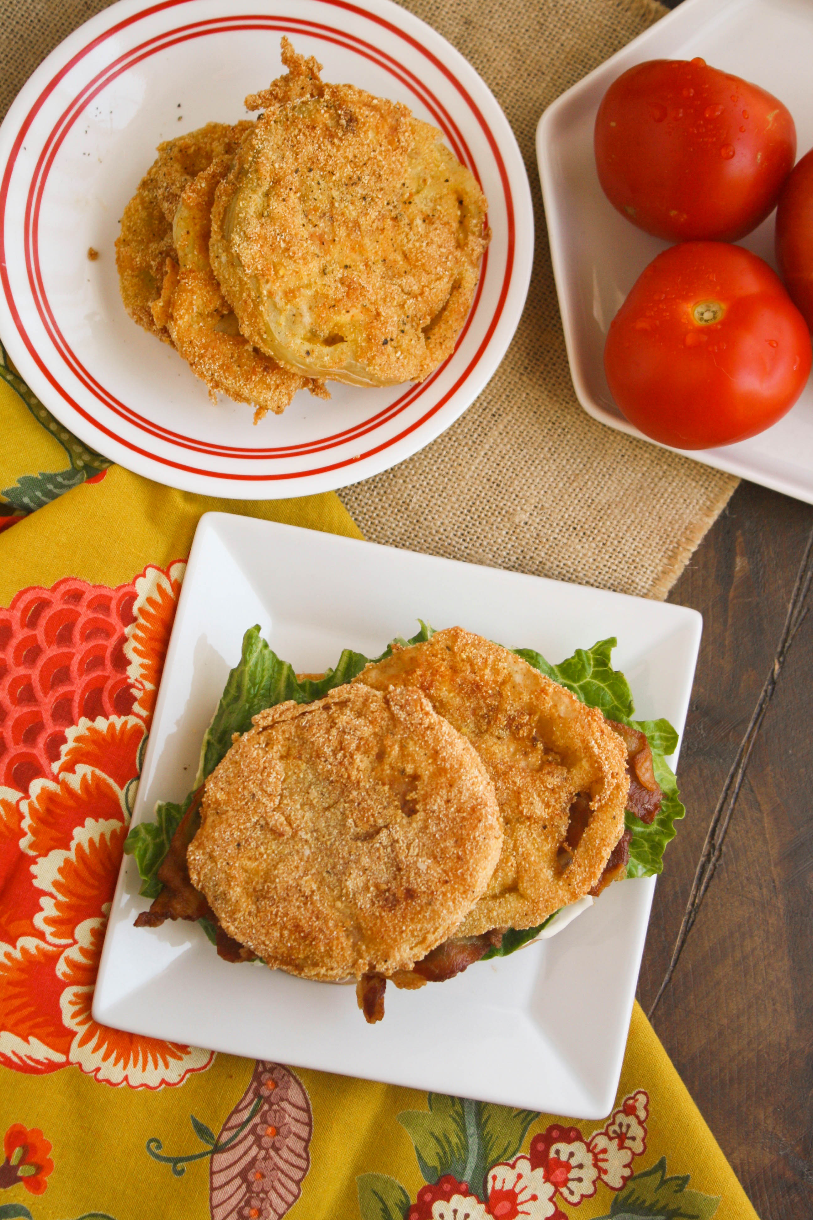 Fried Green Tomato BLT Sandwiches are delicious! You'll love this classic sandwich with tasty ingredients.