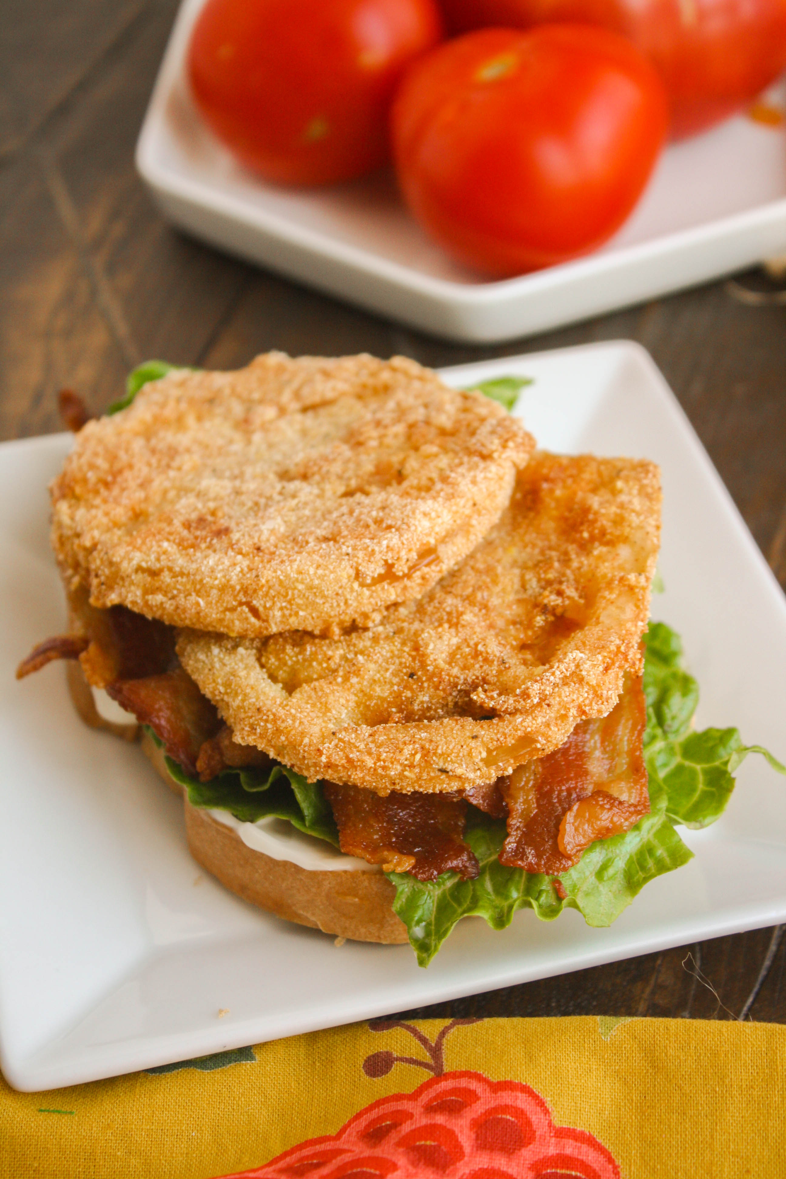 Fried Green Tomato BLT Sandwiches are fun to serve for lunch or dinner! You'll love the flavors in this classic!